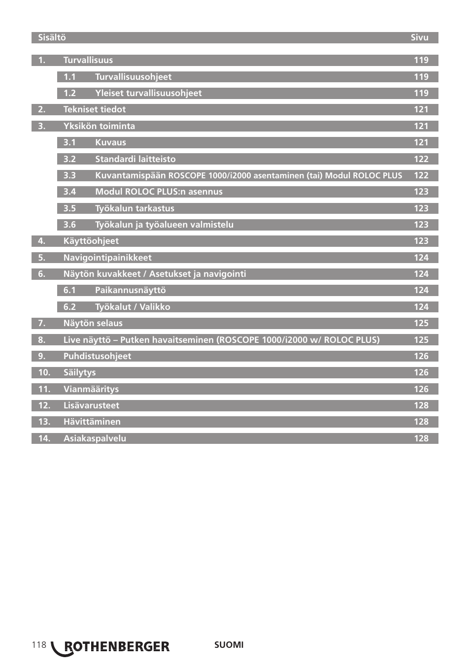 ROTHENBERGER Modul ROLOC PLUS User Manual | Page 120 / 216