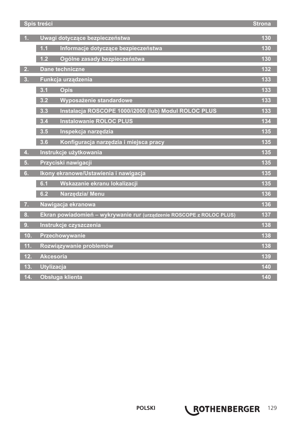 ROTHENBERGER Modul ROLOC PLUS User Manual | Page 131 / 216