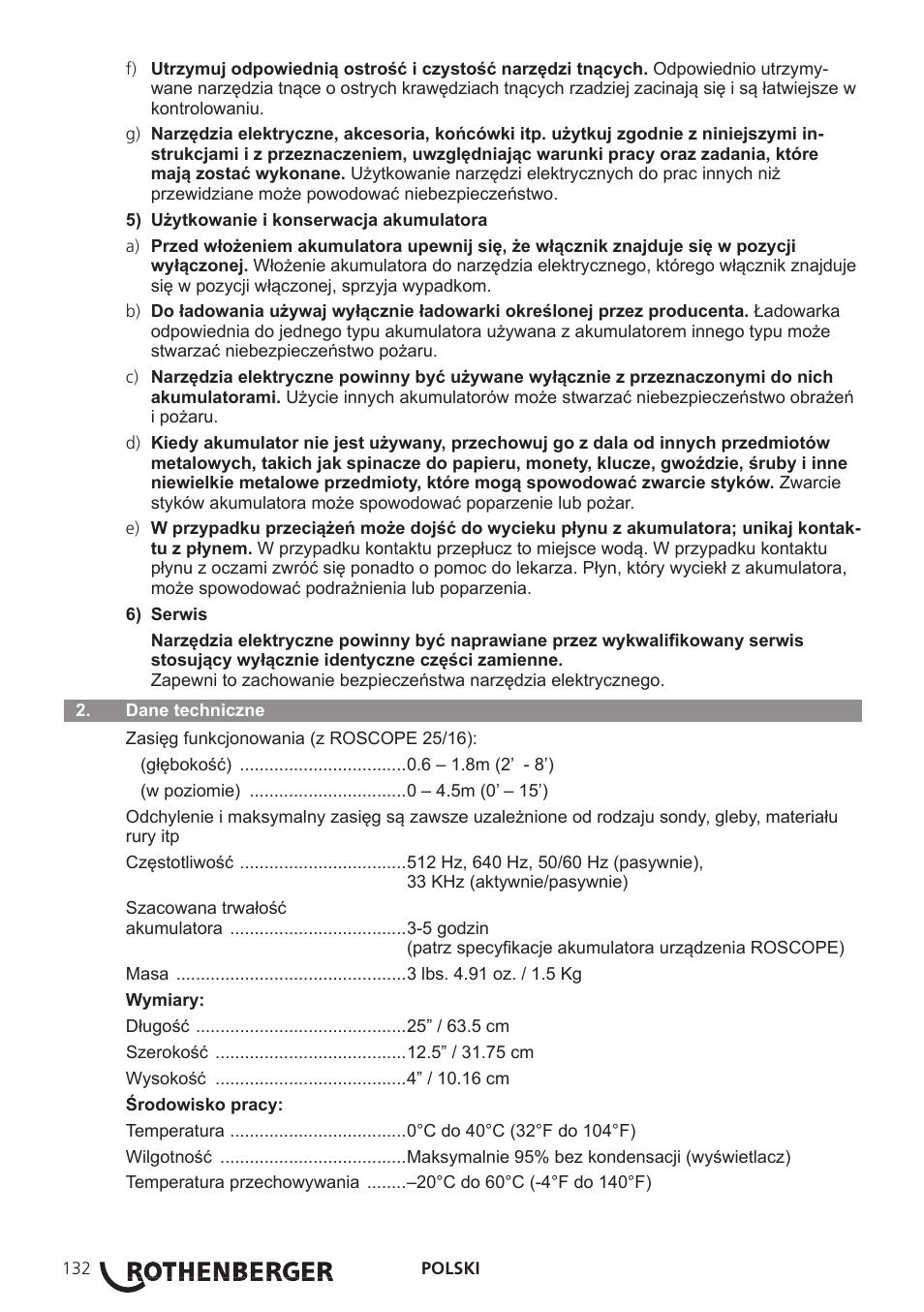 ROTHENBERGER Modul ROLOC PLUS User Manual | Page 134 / 216