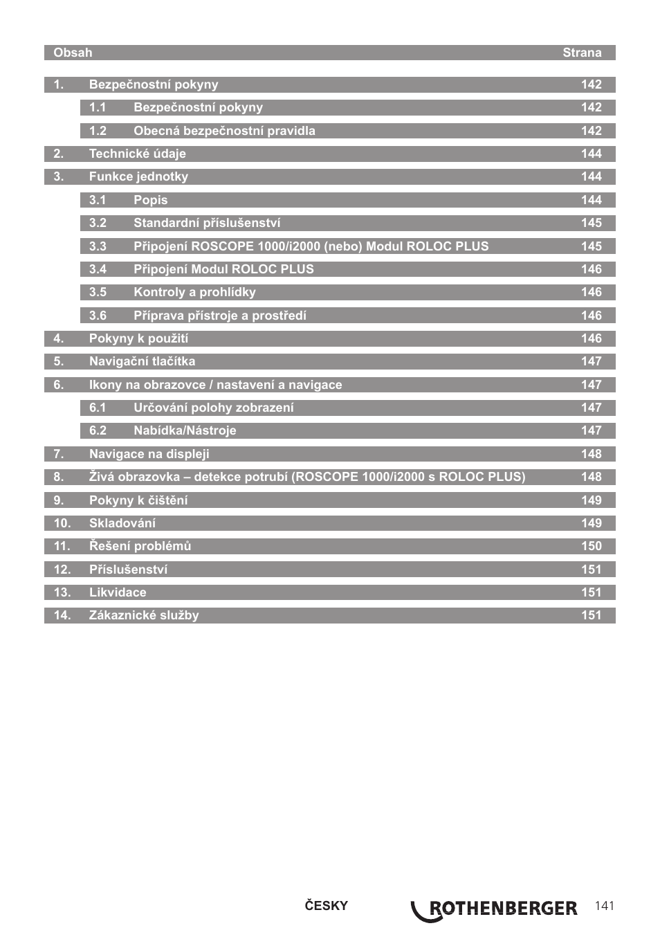ROTHENBERGER Modul ROLOC PLUS User Manual | Page 143 / 216