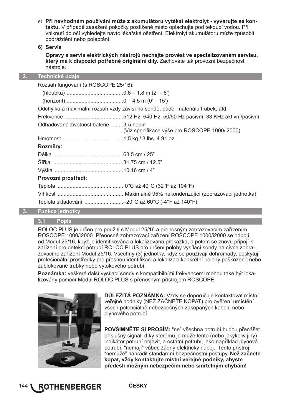 ROTHENBERGER Modul ROLOC PLUS User Manual | Page 146 / 216