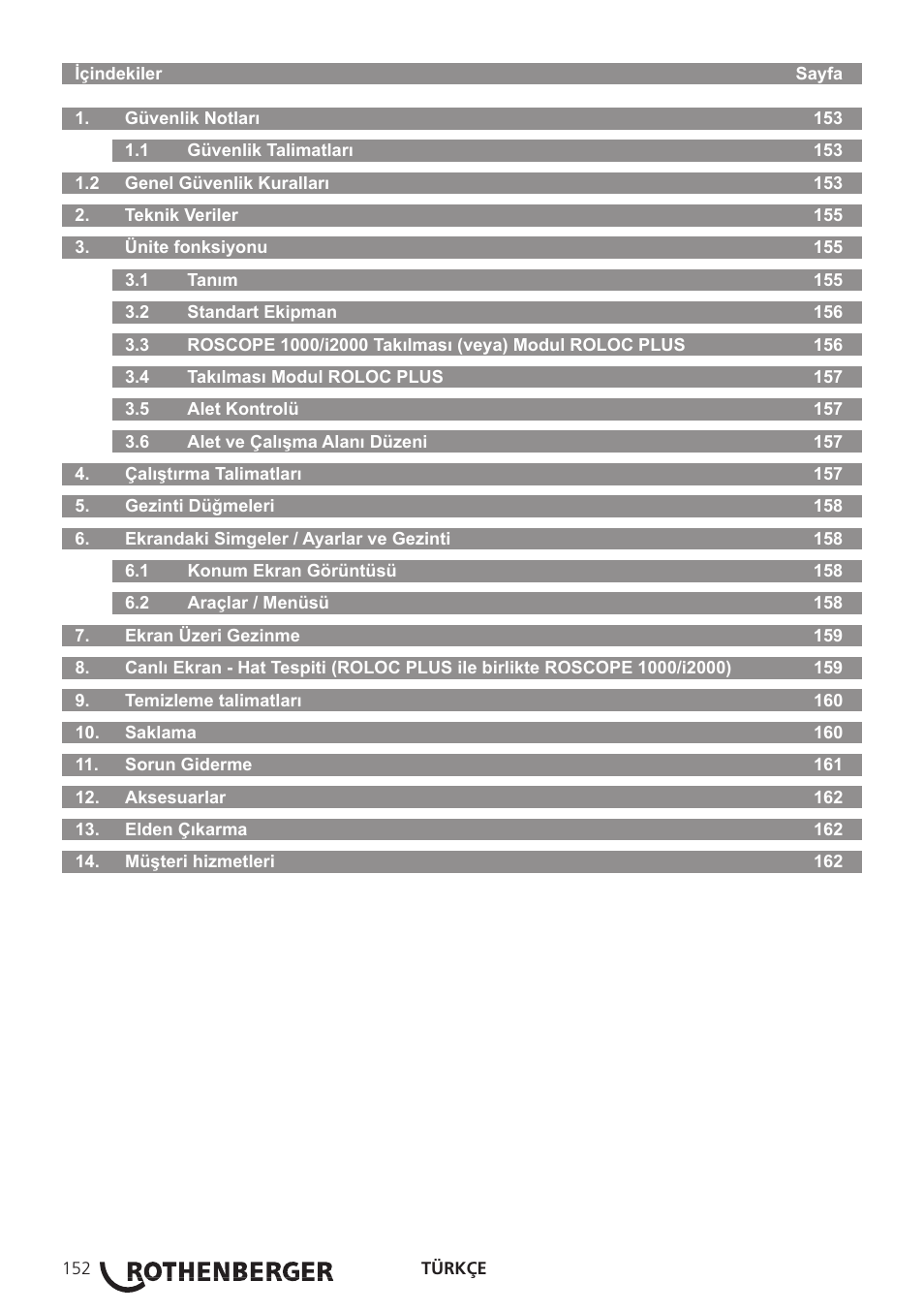 ROTHENBERGER Modul ROLOC PLUS User Manual | Page 154 / 216