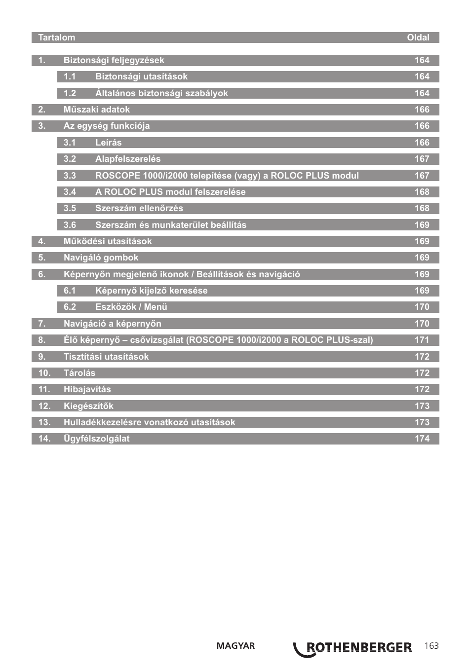 ROTHENBERGER Modul ROLOC PLUS User Manual | Page 165 / 216