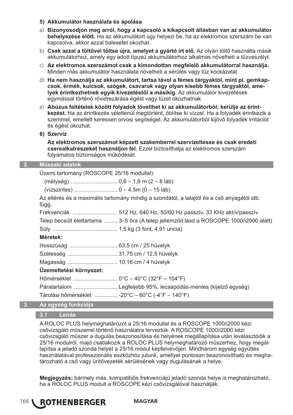 ROTHENBERGER Modul ROLOC PLUS User Manual | Page 168 / 216