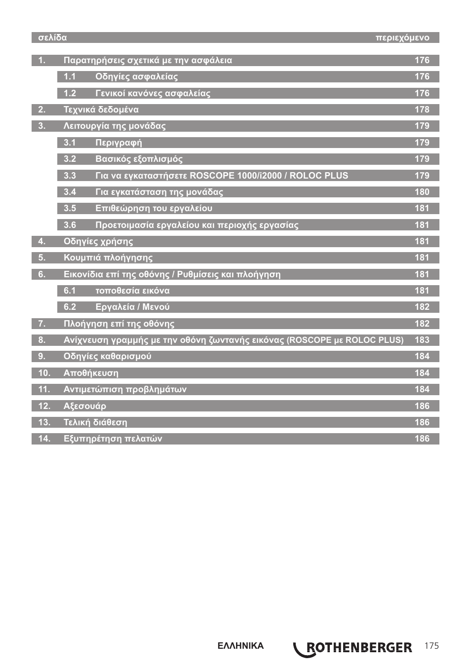 ROTHENBERGER Modul ROLOC PLUS User Manual | Page 177 / 216