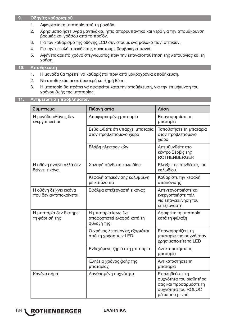 ROTHENBERGER Modul ROLOC PLUS User Manual | Page 186 / 216