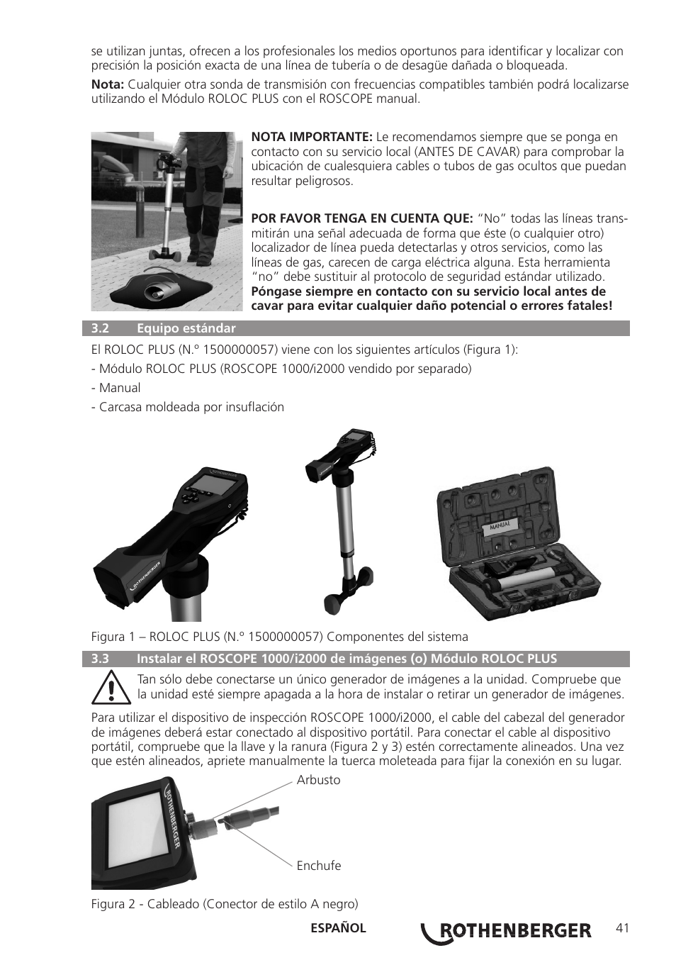 ROTHENBERGER Modul ROLOC PLUS User Manual | Page 43 / 216