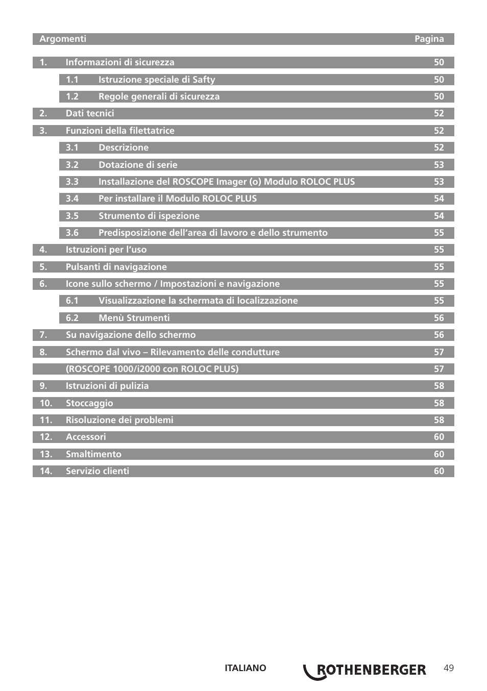 ROTHENBERGER Modul ROLOC PLUS User Manual | Page 51 / 216