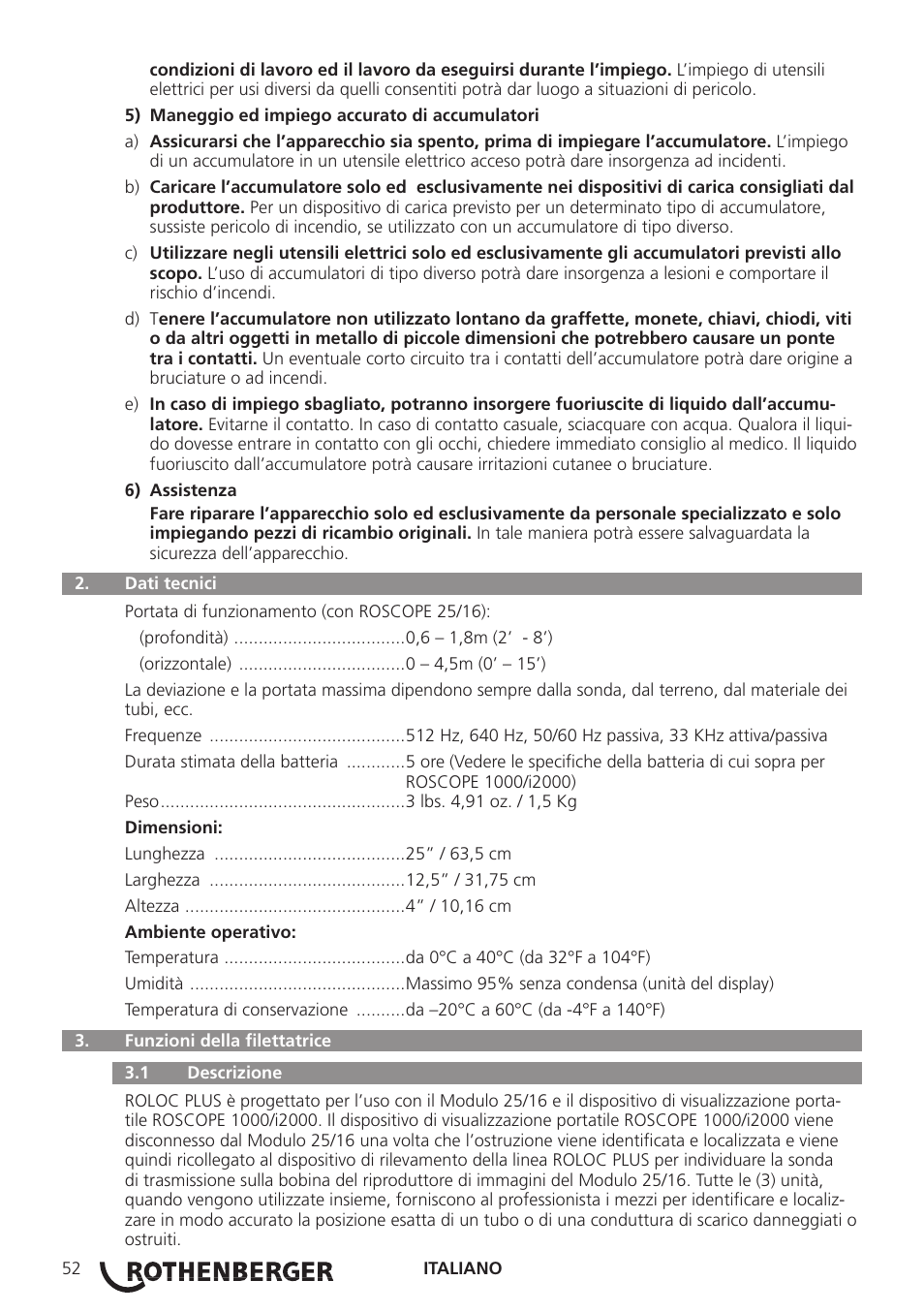 ROTHENBERGER Modul ROLOC PLUS User Manual | Page 54 / 216