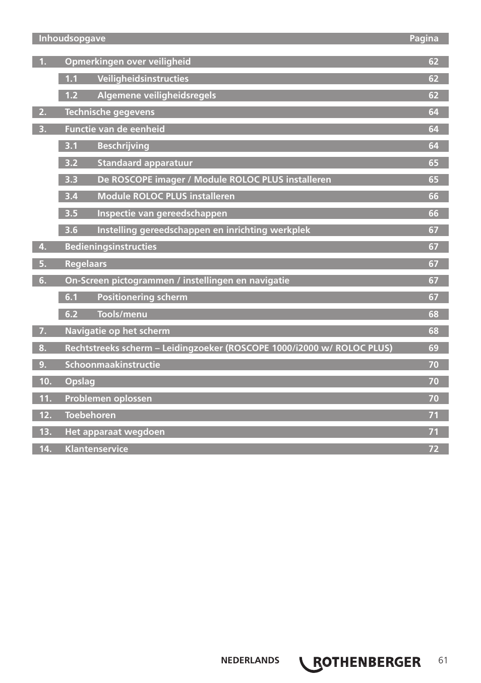 ROTHENBERGER Modul ROLOC PLUS User Manual | Page 63 / 216