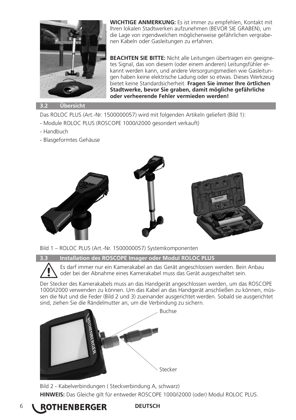 ROTHENBERGER Modul ROLOC PLUS User Manual | Page 8 / 216