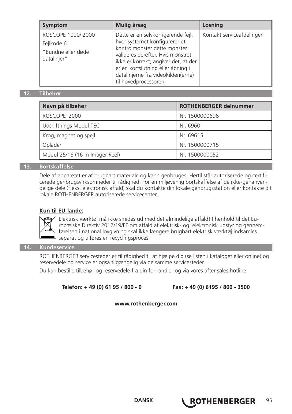 ROTHENBERGER Modul ROLOC PLUS User Manual | Page 97 / 216