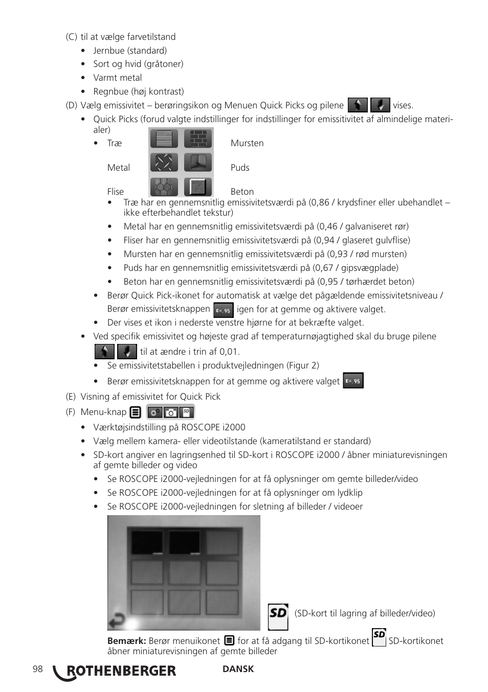 ROTHENBERGER Modul ROSCAN 150 User Manual | Page 100 / 236