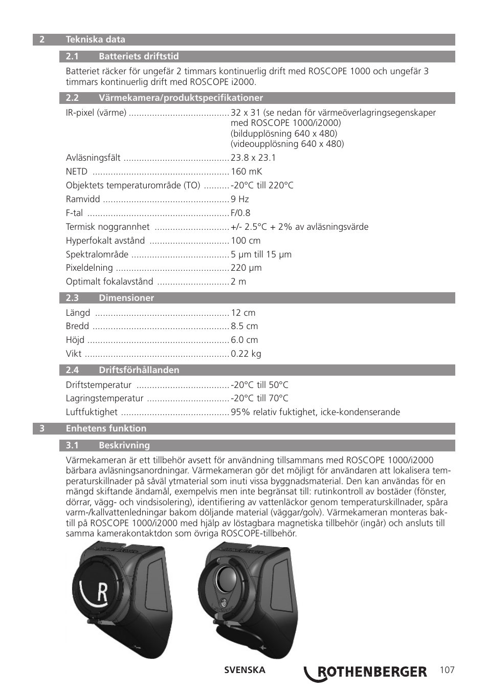 ROTHENBERGER Modul ROSCAN 150 User Manual | Page 109 / 236