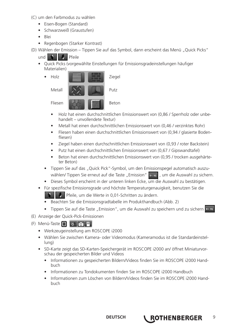 ROTHENBERGER Modul ROSCAN 150 User Manual | Page 11 / 236