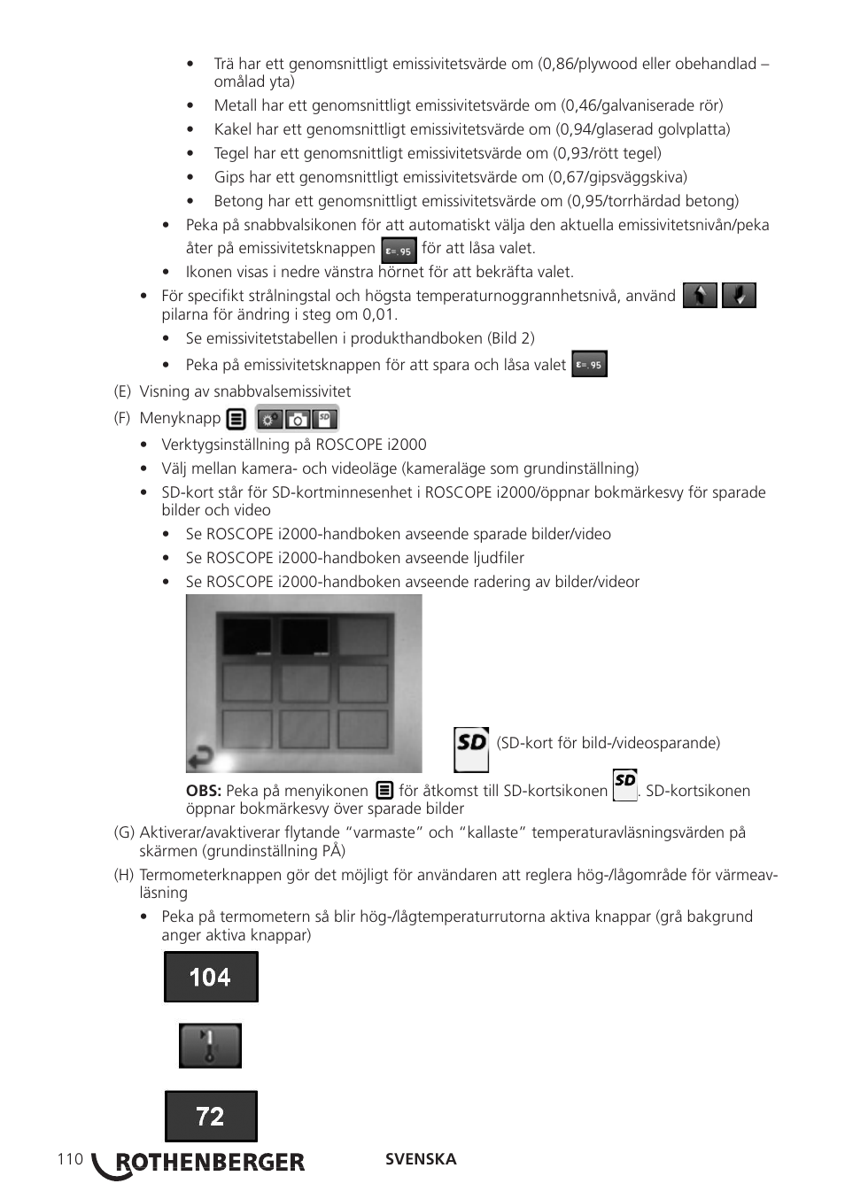 ROTHENBERGER Modul ROSCAN 150 User Manual | Page 112 / 236