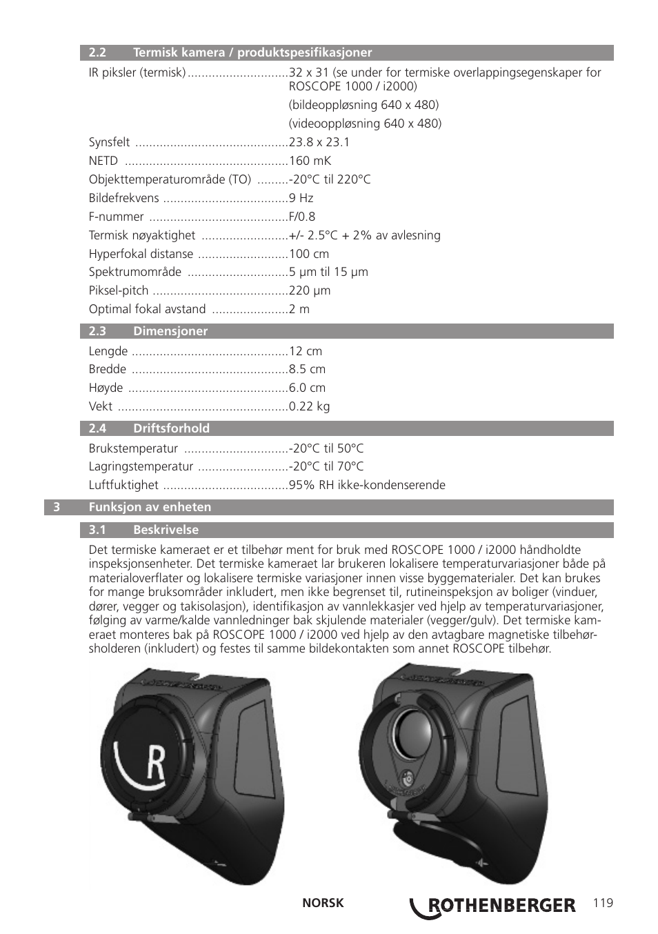 ROTHENBERGER Modul ROSCAN 150 User Manual | Page 121 / 236