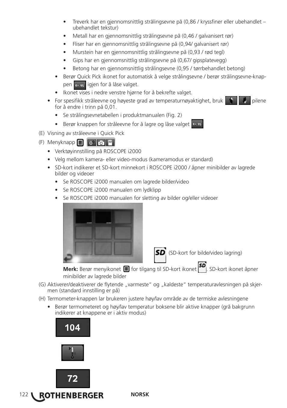 ROTHENBERGER Modul ROSCAN 150 User Manual | Page 124 / 236