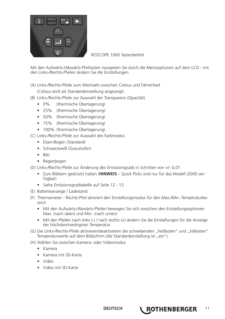 ROTHENBERGER Modul ROSCAN 150 User Manual | Page 13 / 236