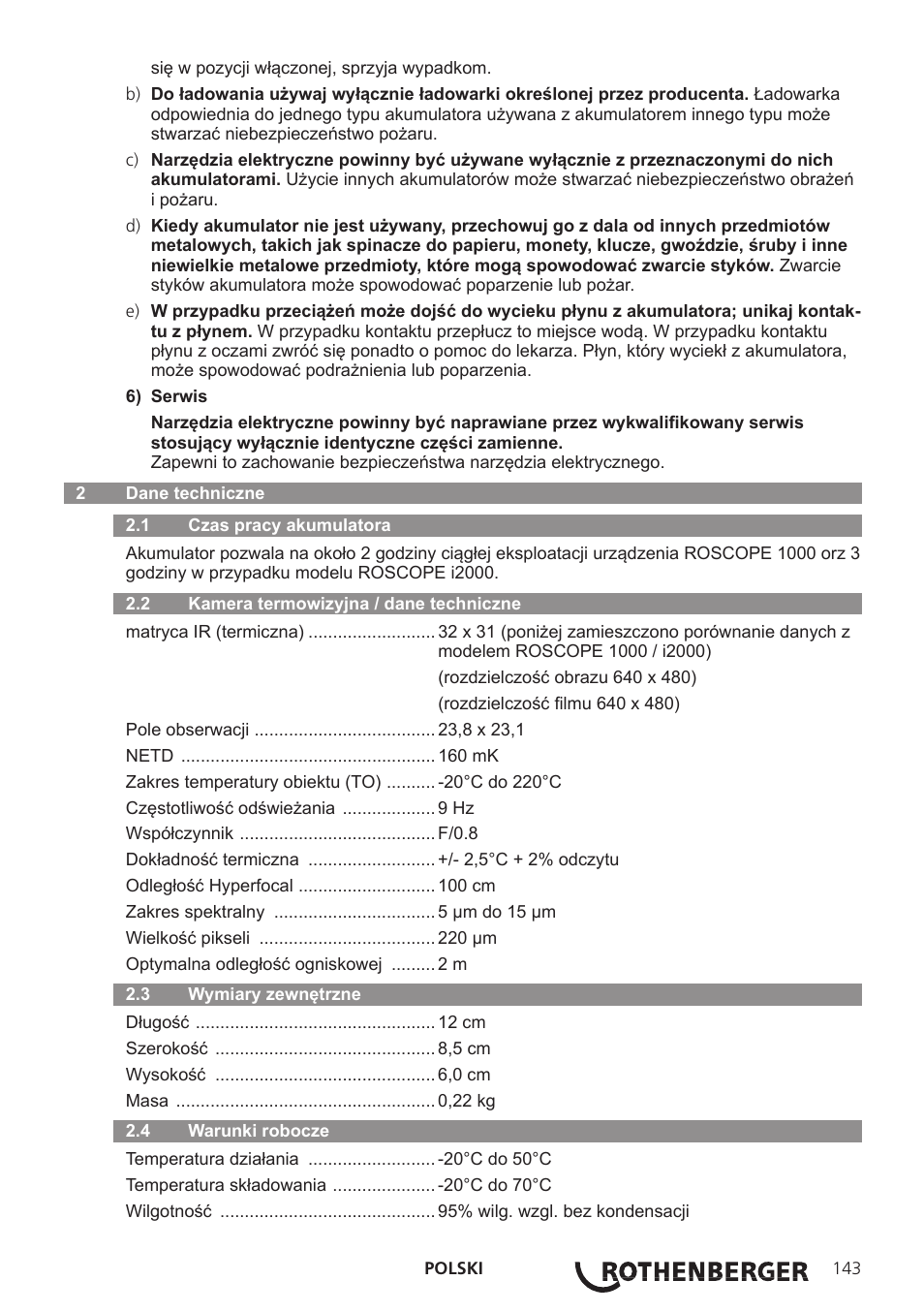 ROTHENBERGER Modul ROSCAN 150 User Manual | Page 145 / 236