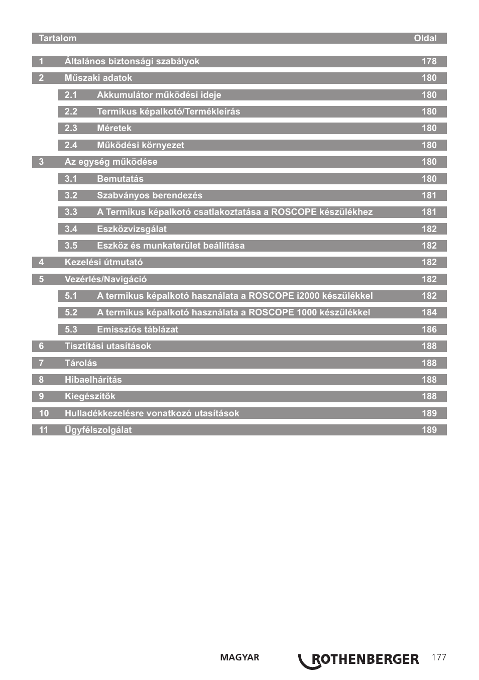 ROTHENBERGER Modul ROSCAN 150 User Manual | Page 179 / 236