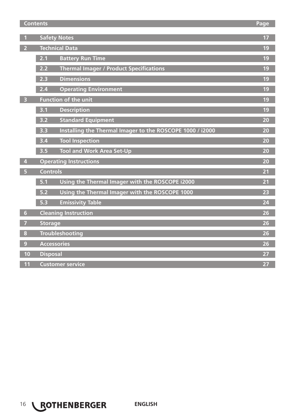 ROTHENBERGER Modul ROSCAN 150 User Manual | Page 18 / 236