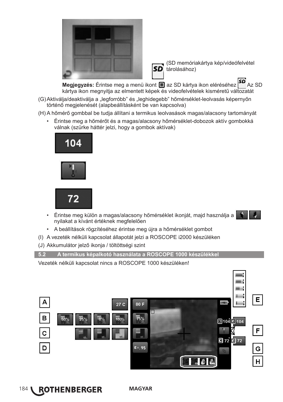 ROTHENBERGER Modul ROSCAN 150 User Manual | Page 186 / 236