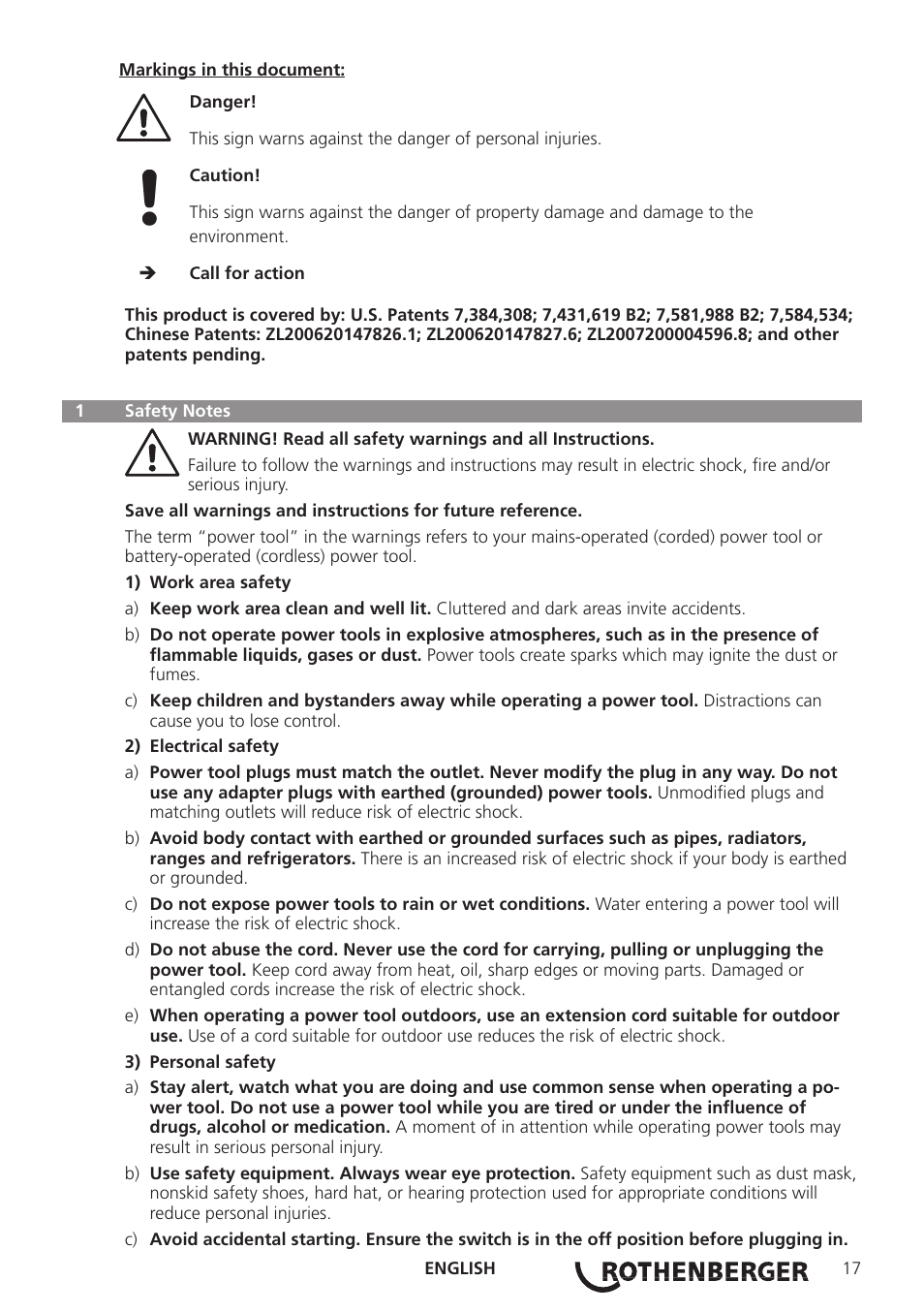 ROTHENBERGER Modul ROSCAN 150 User Manual | Page 19 / 236