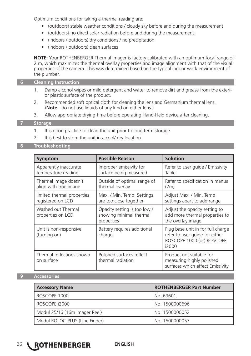 ROTHENBERGER Modul ROSCAN 150 User Manual | Page 28 / 236