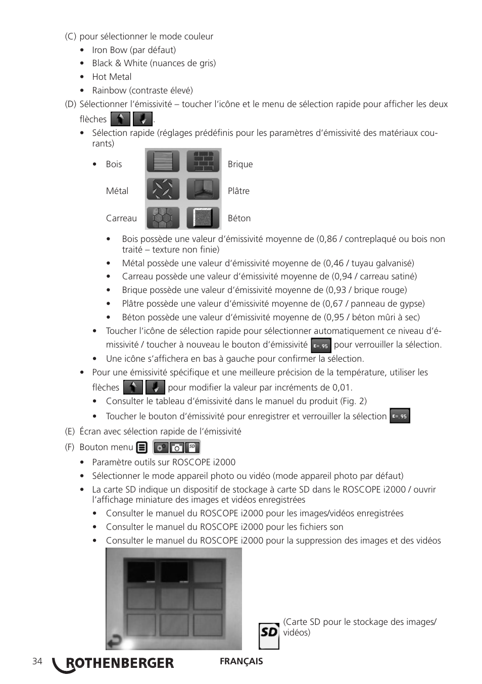 ROTHENBERGER Modul ROSCAN 150 User Manual | Page 36 / 236