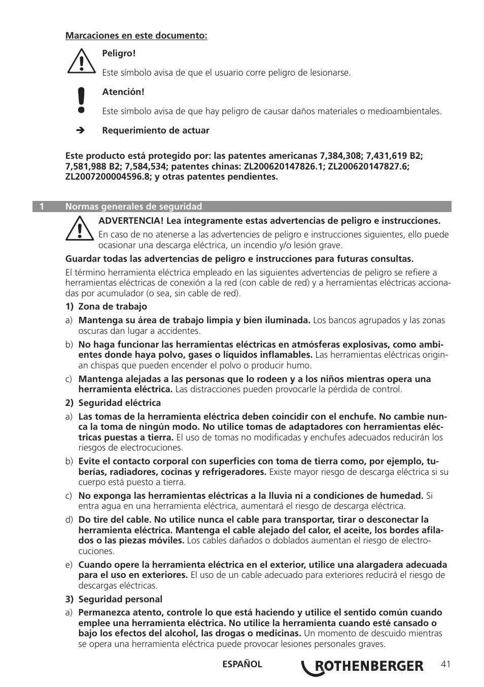 ROTHENBERGER Modul ROSCAN 150 User Manual | Page 43 / 236