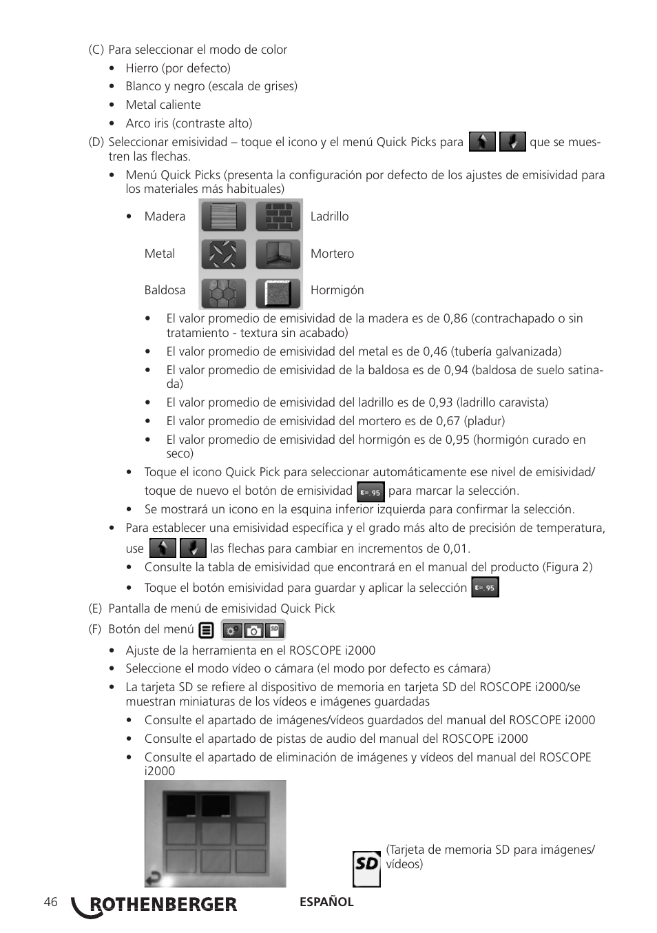 ROTHENBERGER Modul ROSCAN 150 User Manual | Page 48 / 236