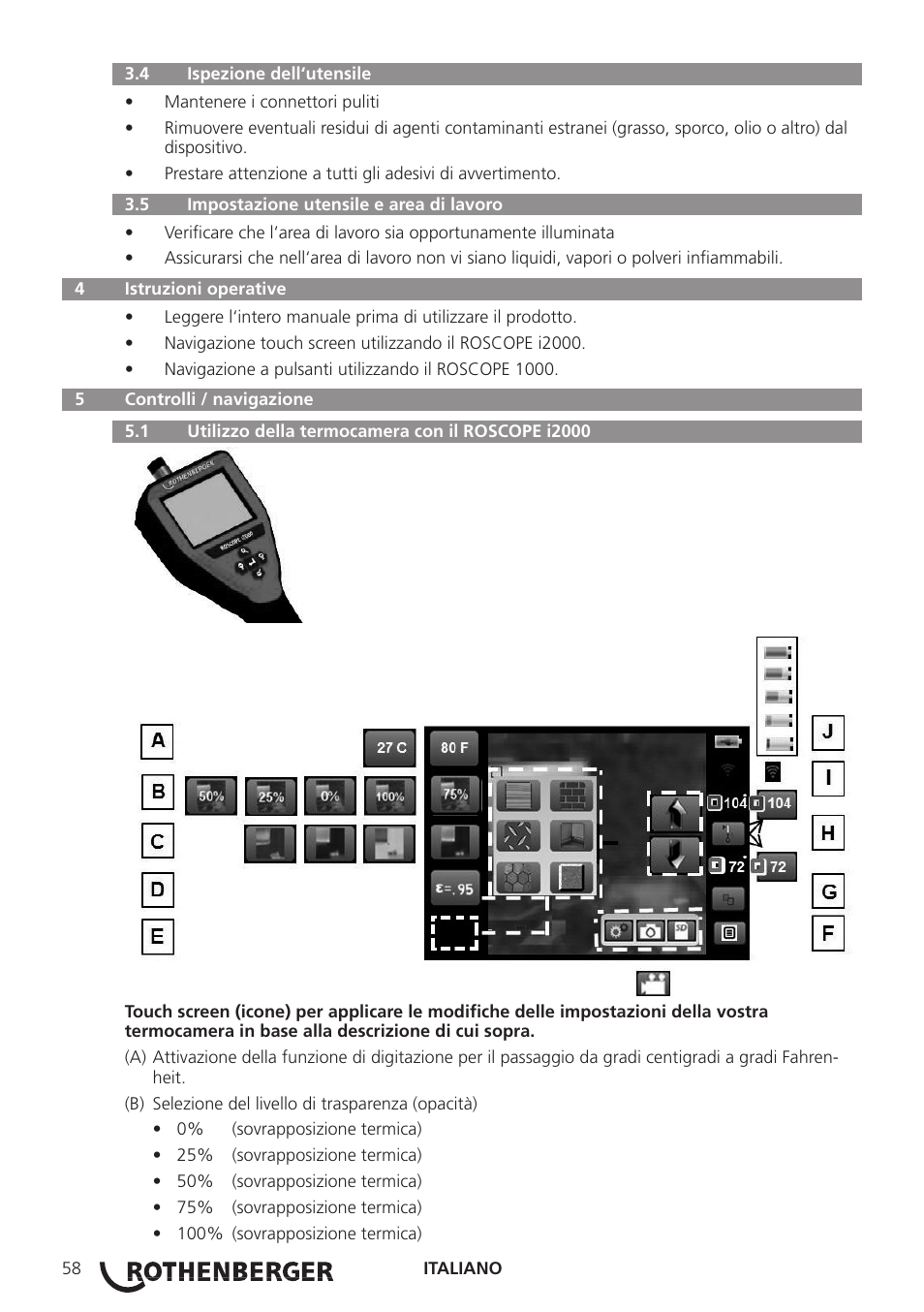 ROTHENBERGER Modul ROSCAN 150 User Manual | Page 60 / 236