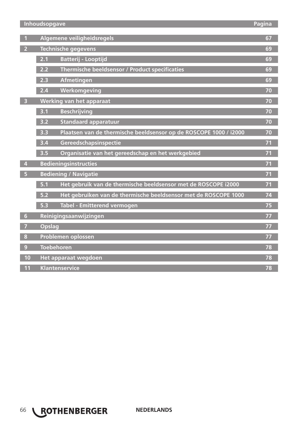 ROTHENBERGER Modul ROSCAN 150 User Manual | Page 68 / 236