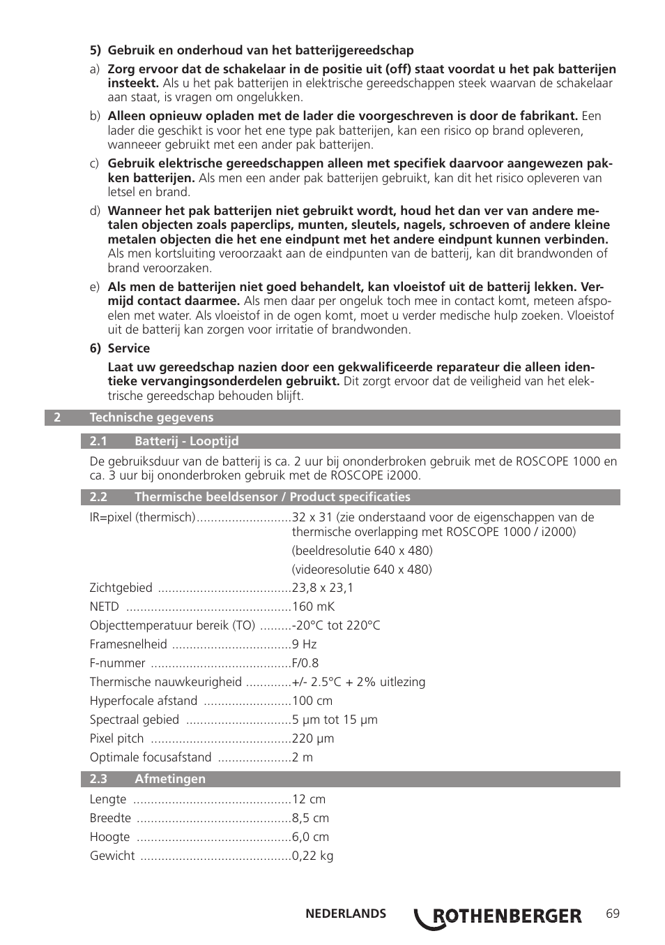 ROTHENBERGER Modul ROSCAN 150 User Manual | Page 71 / 236