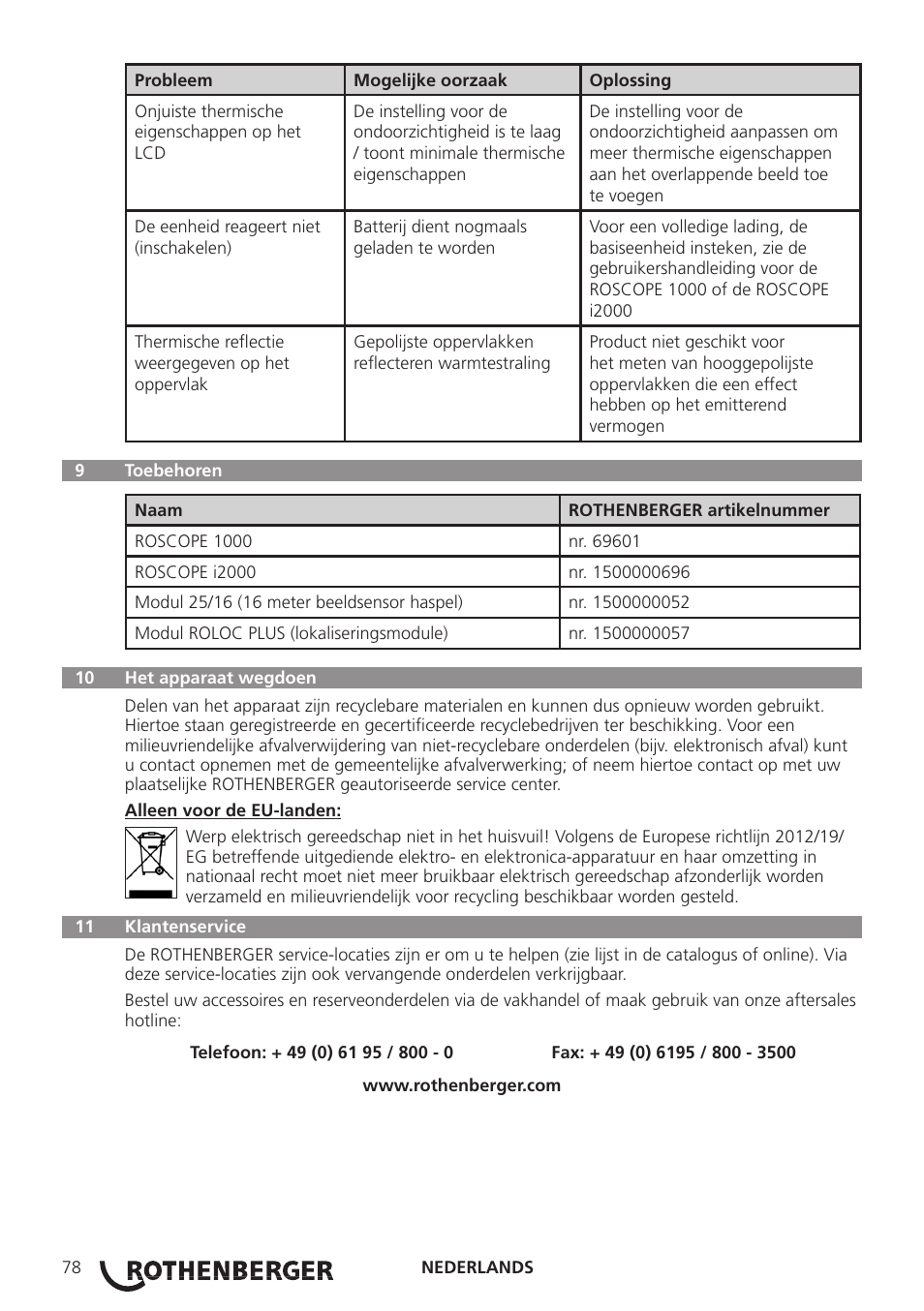 ROTHENBERGER Modul ROSCAN 150 User Manual | Page 80 / 236