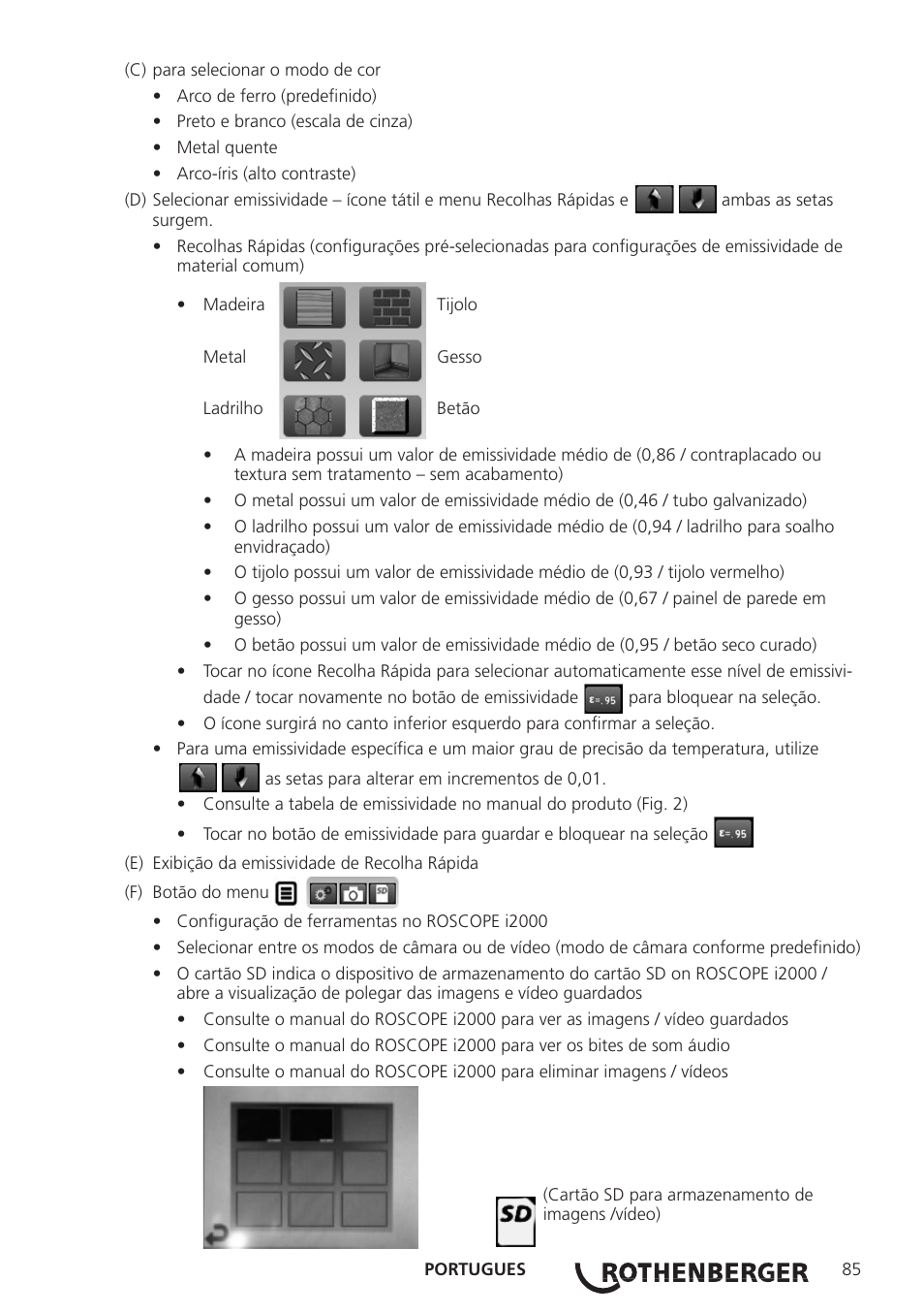 ROTHENBERGER Modul ROSCAN 150 User Manual | Page 87 / 236