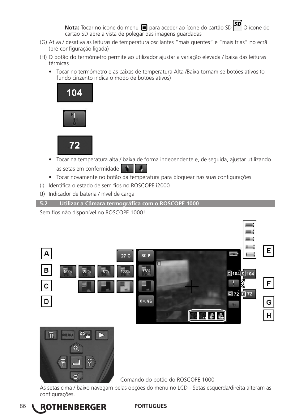 ROTHENBERGER Modul ROSCAN 150 User Manual | Page 88 / 236