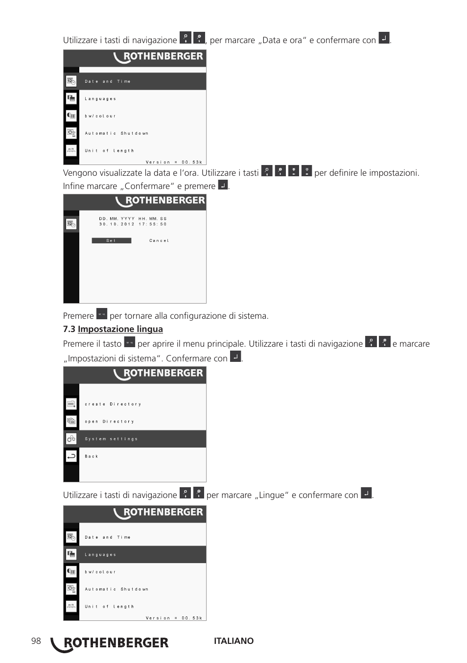 ROTHENBERGER ROCAM 3 Multimedia User Manual | Page 100 / 360