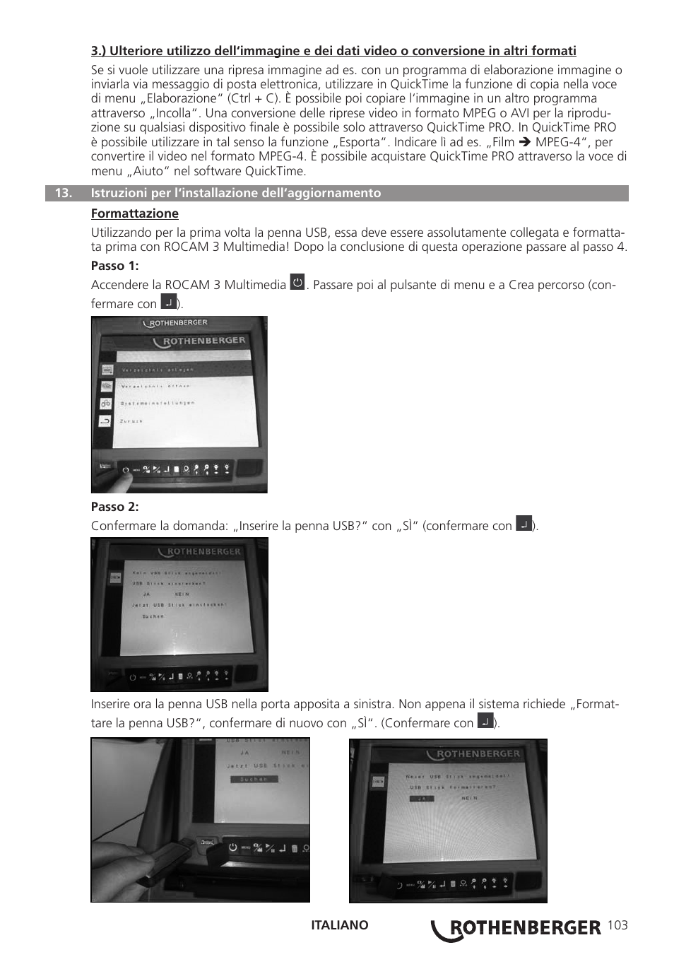 ROTHENBERGER ROCAM 3 Multimedia User Manual | Page 105 / 360