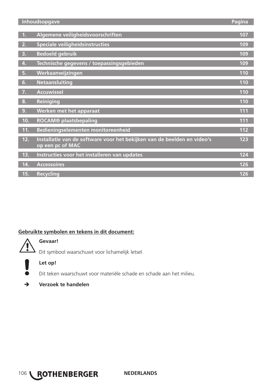 ROTHENBERGER ROCAM 3 Multimedia User Manual | Page 108 / 360