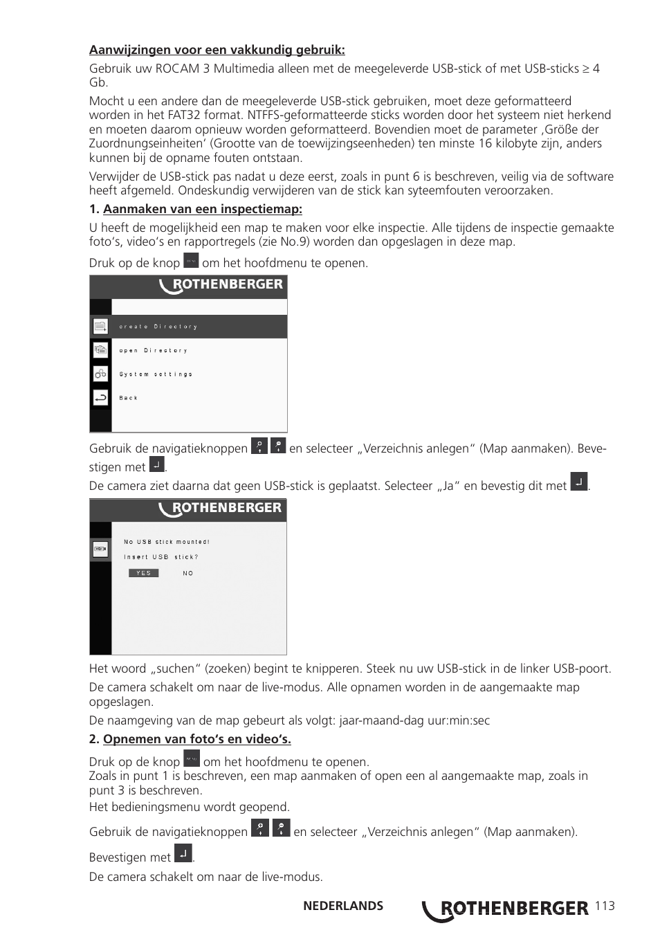 ROTHENBERGER ROCAM 3 Multimedia User Manual | Page 115 / 360