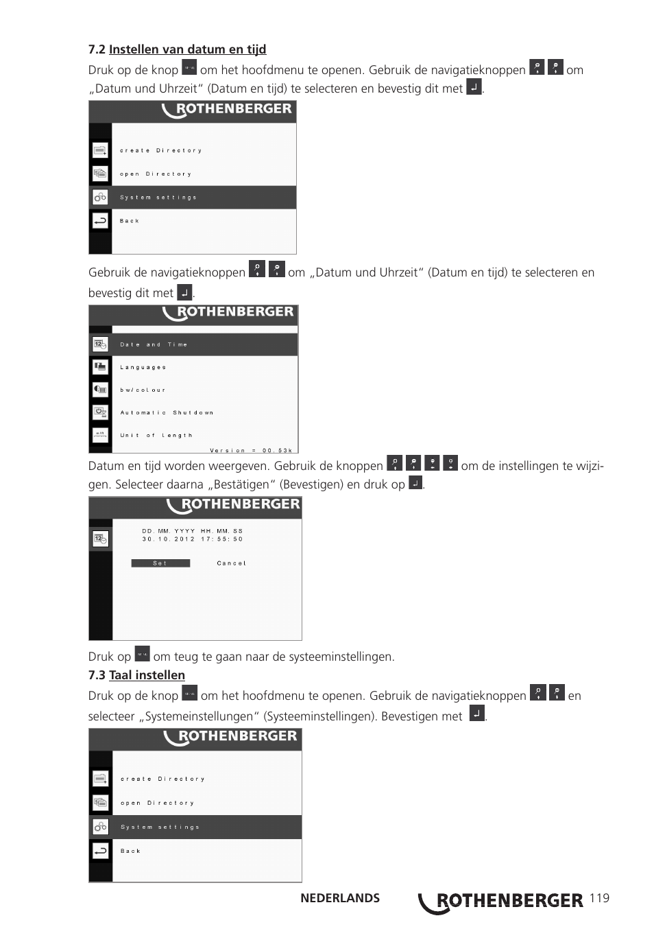 ROTHENBERGER ROCAM 3 Multimedia User Manual | Page 121 / 360