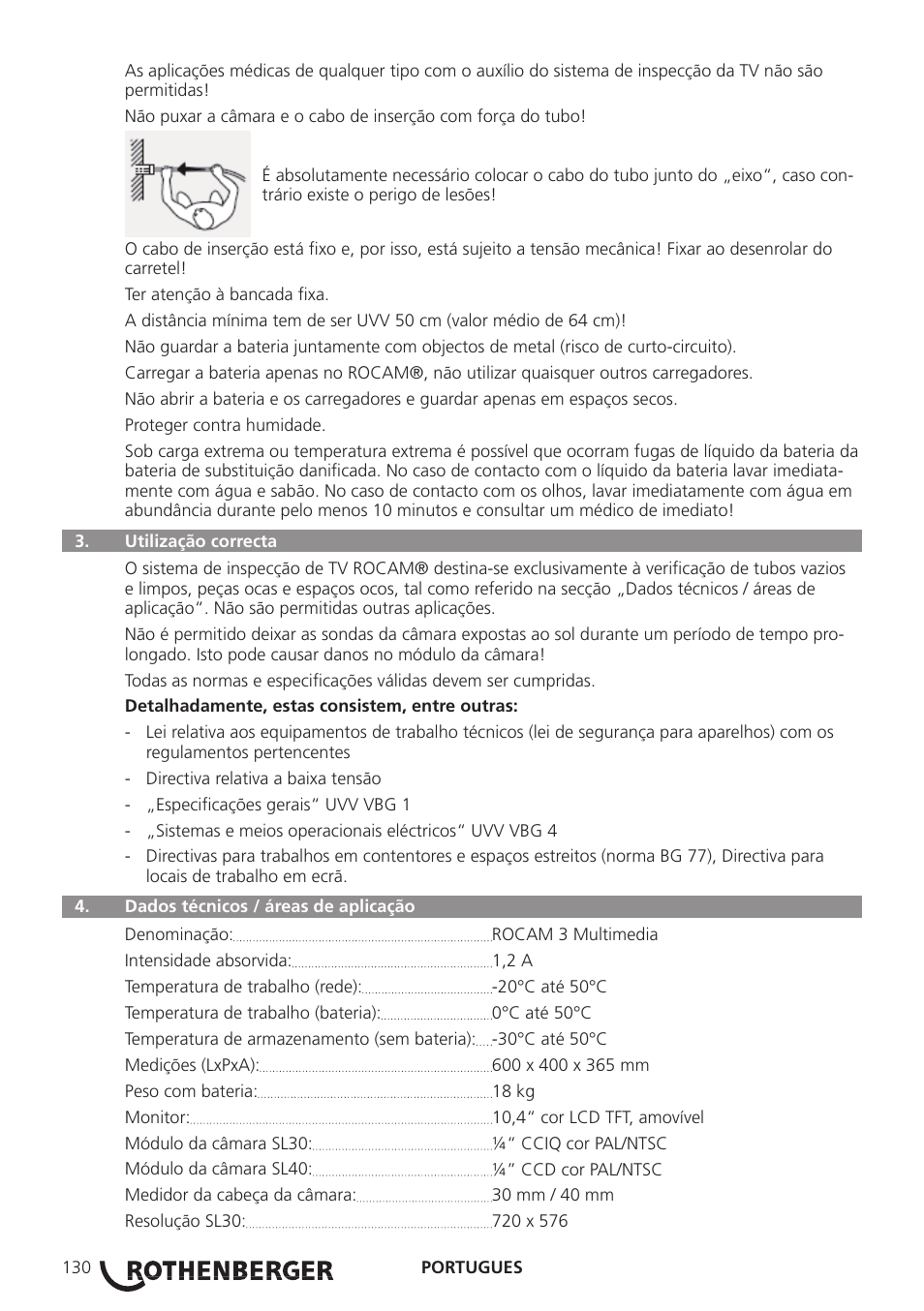 ROTHENBERGER ROCAM 3 Multimedia User Manual | Page 132 / 360