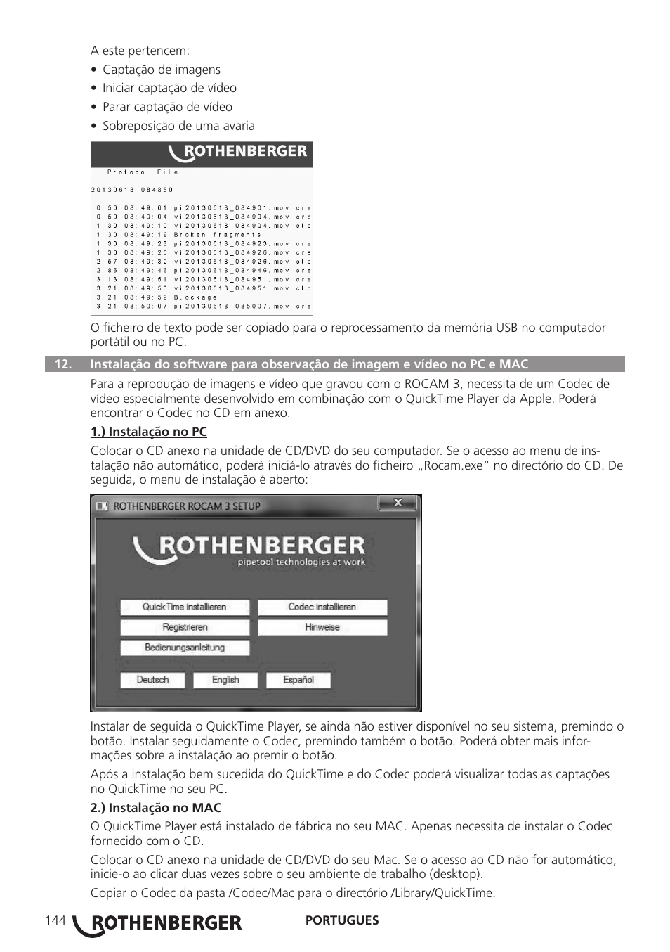 ROTHENBERGER ROCAM 3 Multimedia User Manual | Page 146 / 360
