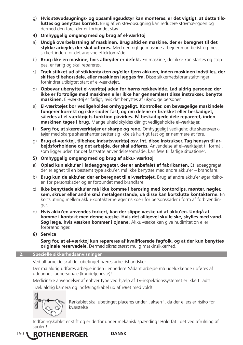 ROTHENBERGER ROCAM 3 Multimedia User Manual | Page 152 / 360