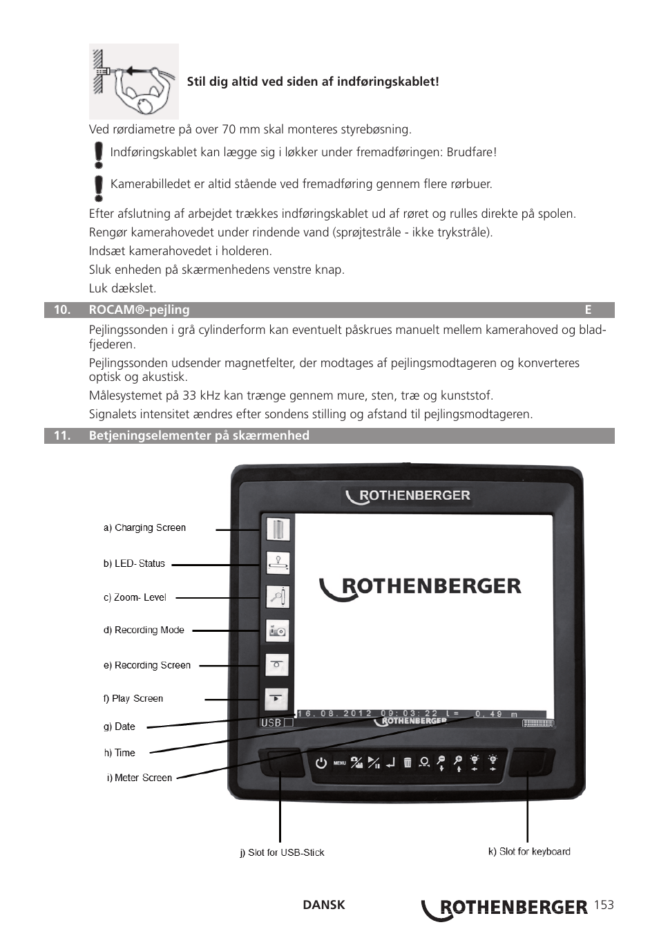 ROTHENBERGER ROCAM 3 Multimedia User Manual | Page 155 / 360
