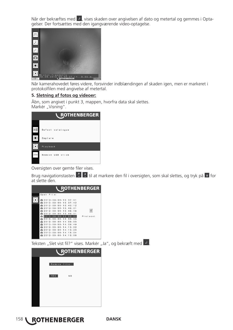 ROTHENBERGER ROCAM 3 Multimedia User Manual | Page 160 / 360