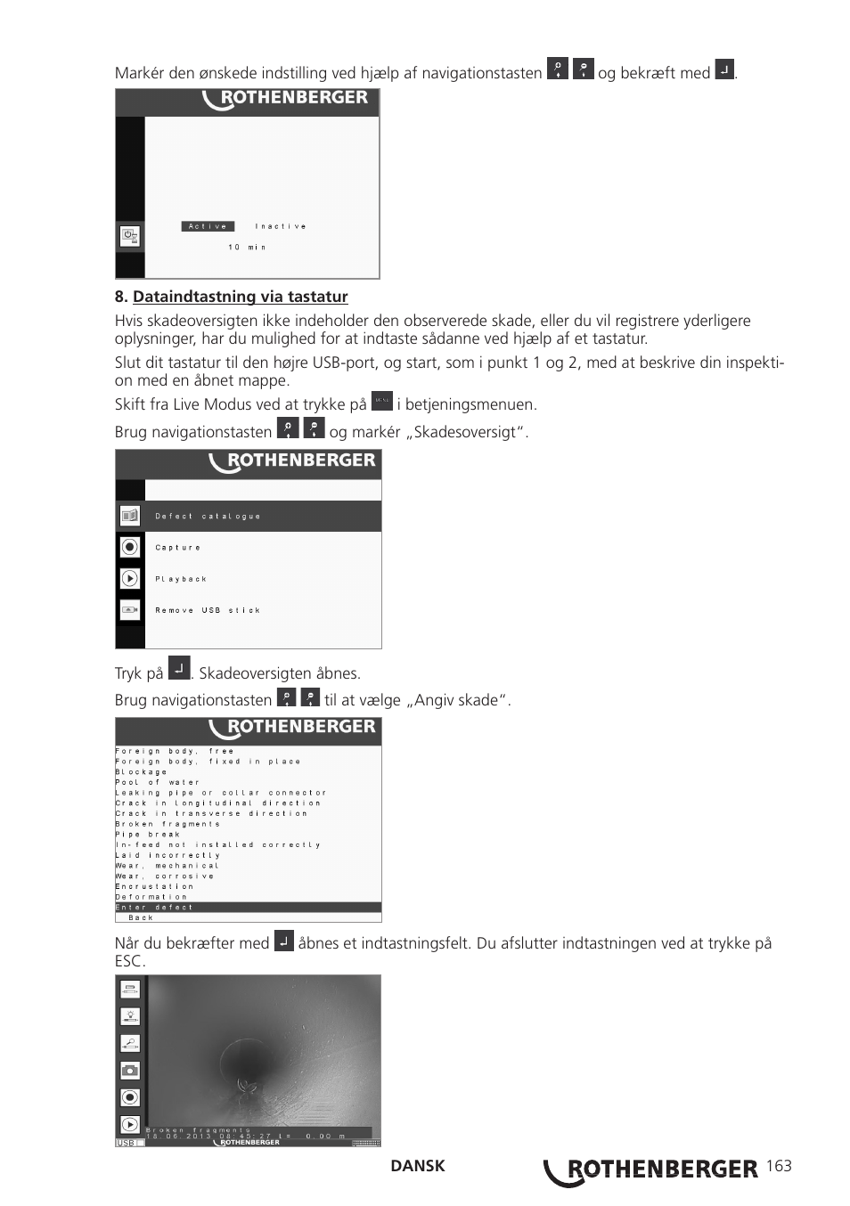 ROTHENBERGER ROCAM 3 Multimedia User Manual | Page 165 / 360