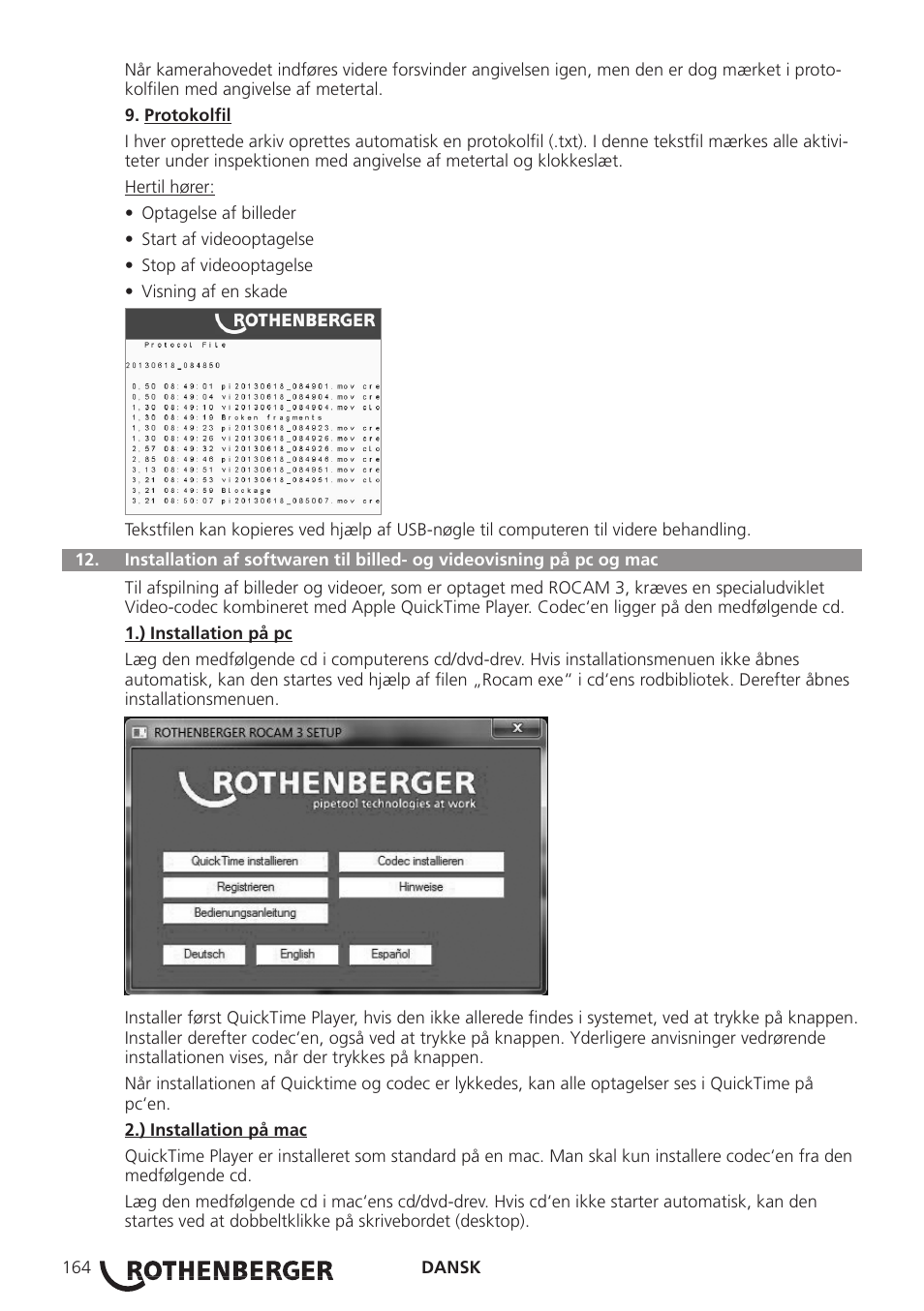 ROTHENBERGER ROCAM 3 Multimedia User Manual | Page 166 / 360